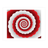 Red Modern Floral Interior Design (Print Only) thumbnail