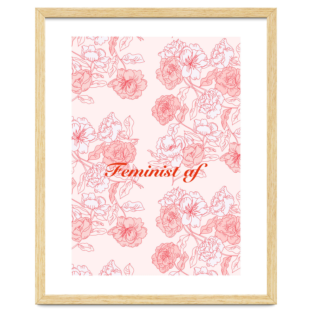 Flowers Feminist Millenialprint