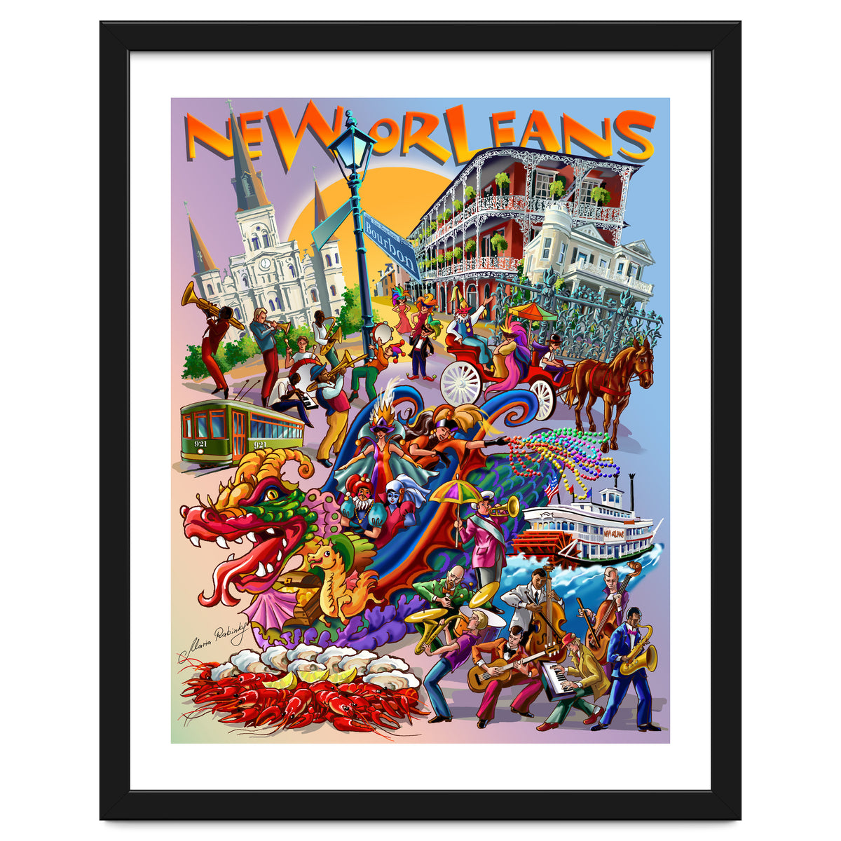 New Orleans Illustration