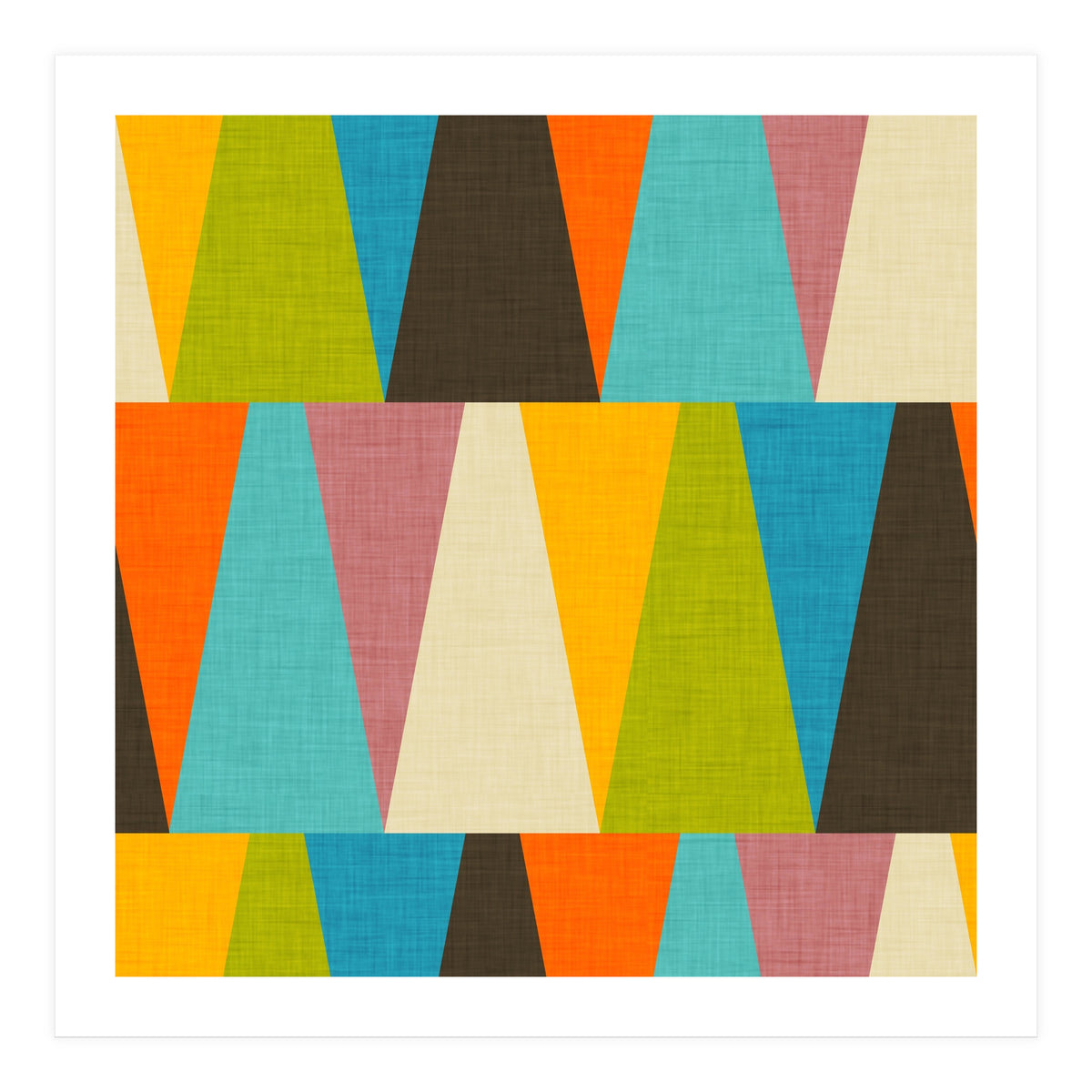 Retro Color Block Triangle (Print Only)