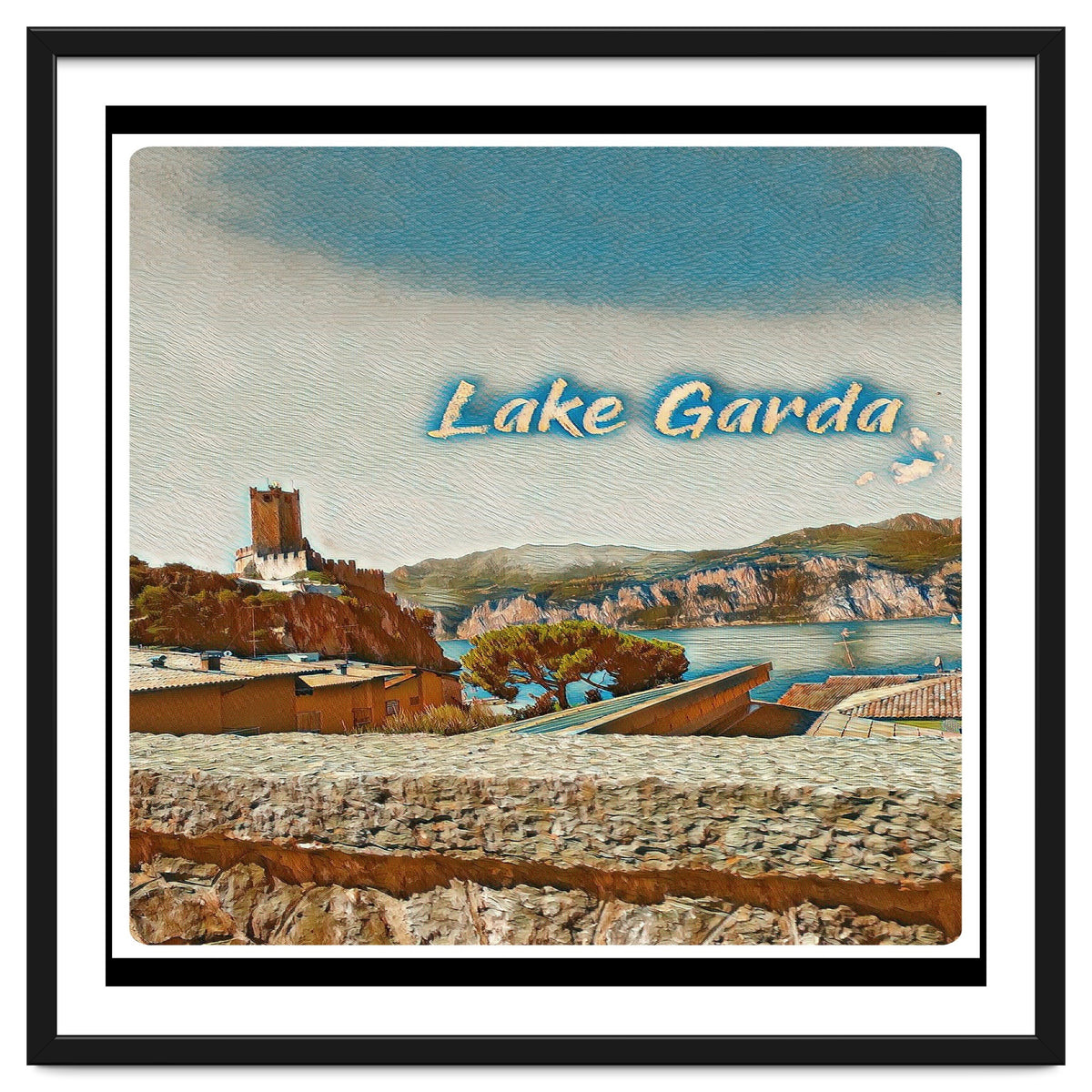 Malcesine Castle On Lake Garda