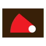 Geometric Shapes No. 51 - red & brown (Print Only) thumbnail