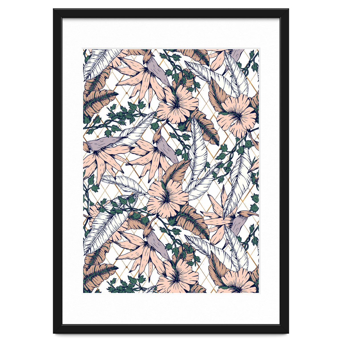 Exotic flowering and pattern geometric