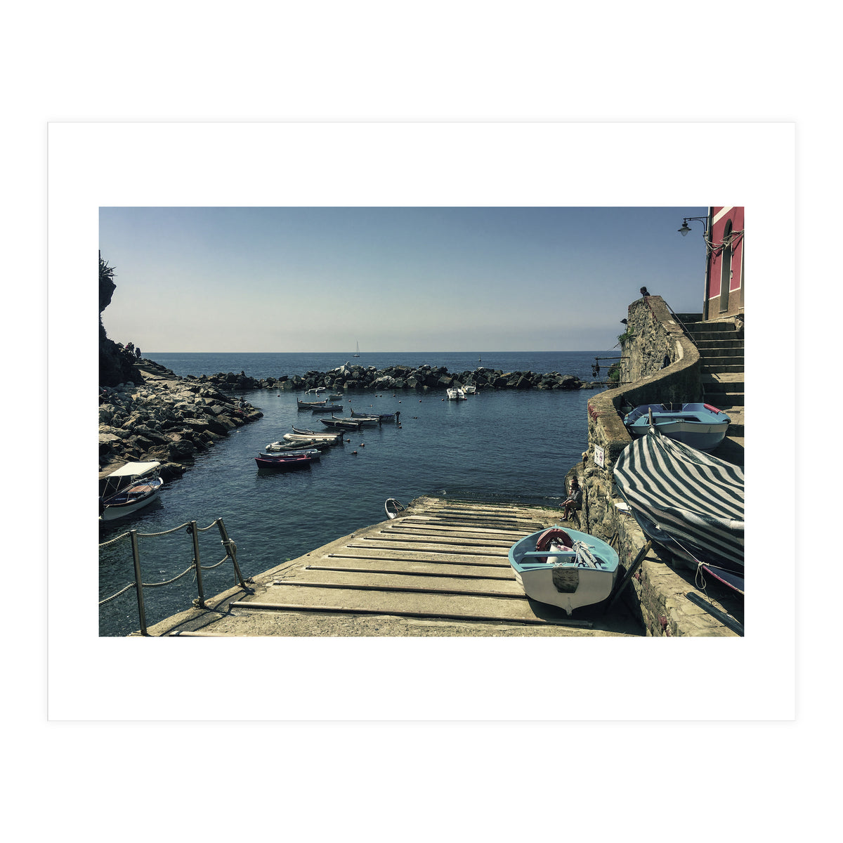 Cinque Terre Boarding (Print Only)