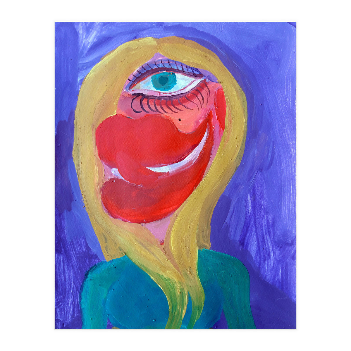 Rubia Cubista 2 (Print Only)