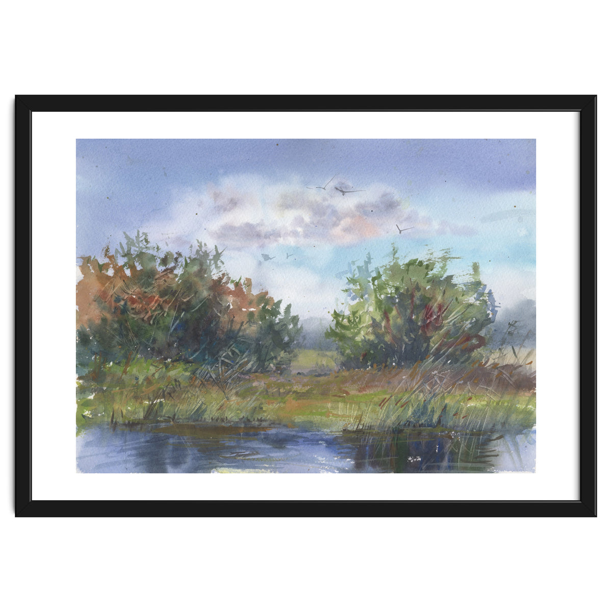 Watercolor Landscape Painting