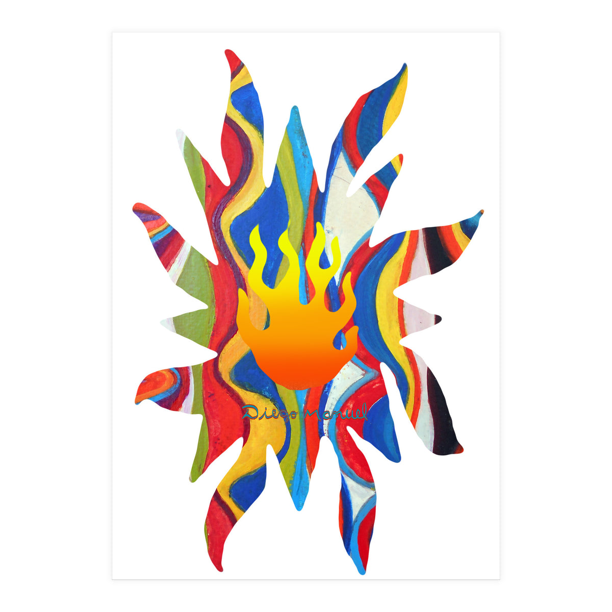 Fuego 25 Copia (Print Only)