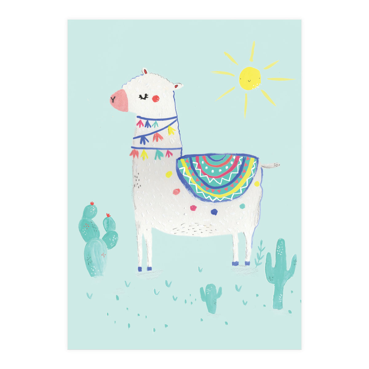 Sunshine Llama (Print Only)