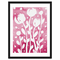 Abstract Flowers Pink