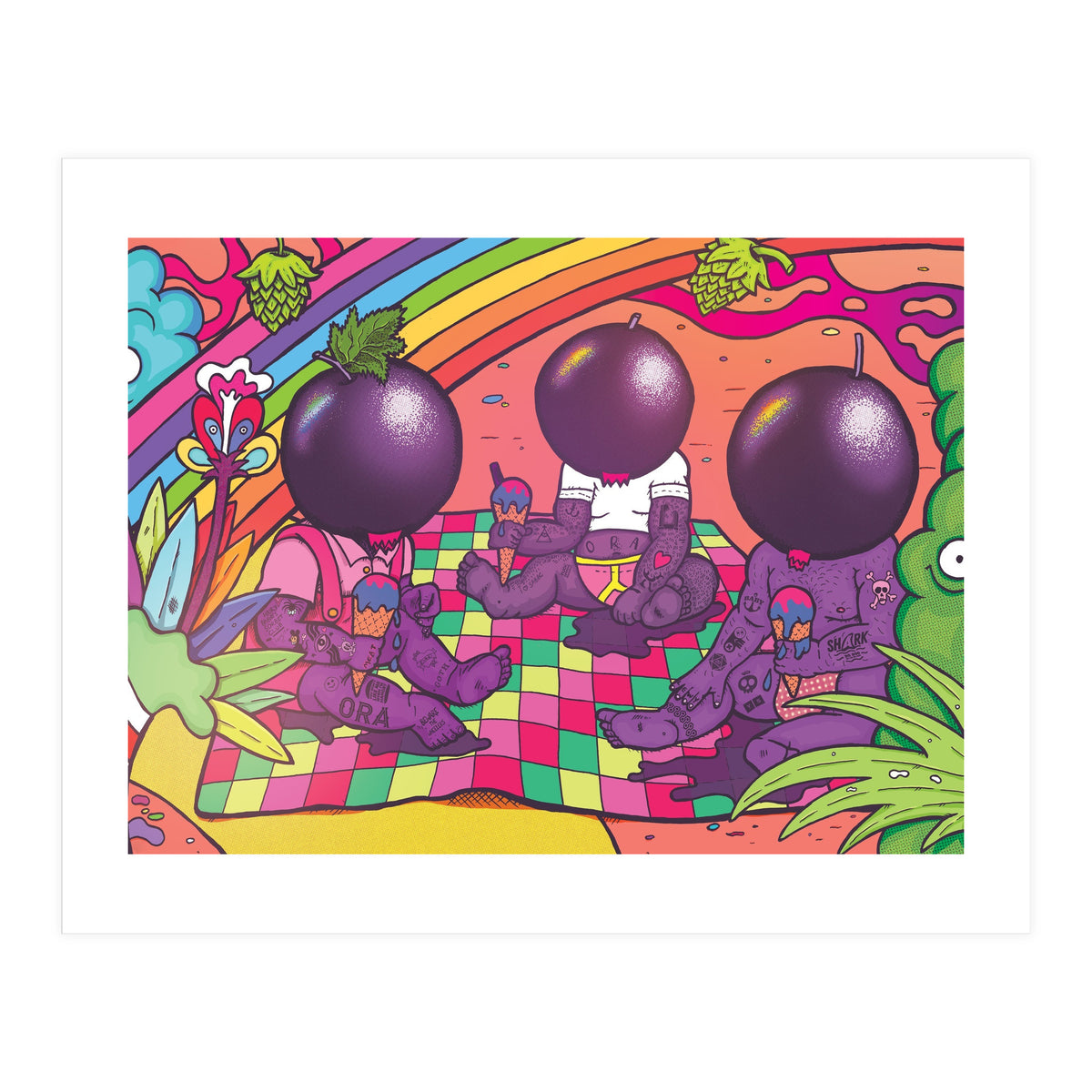 Blackcurrant Sor-Bae Fruited Sour Beer 4.5% Abbeydale x ORA Brewery (Print Only)