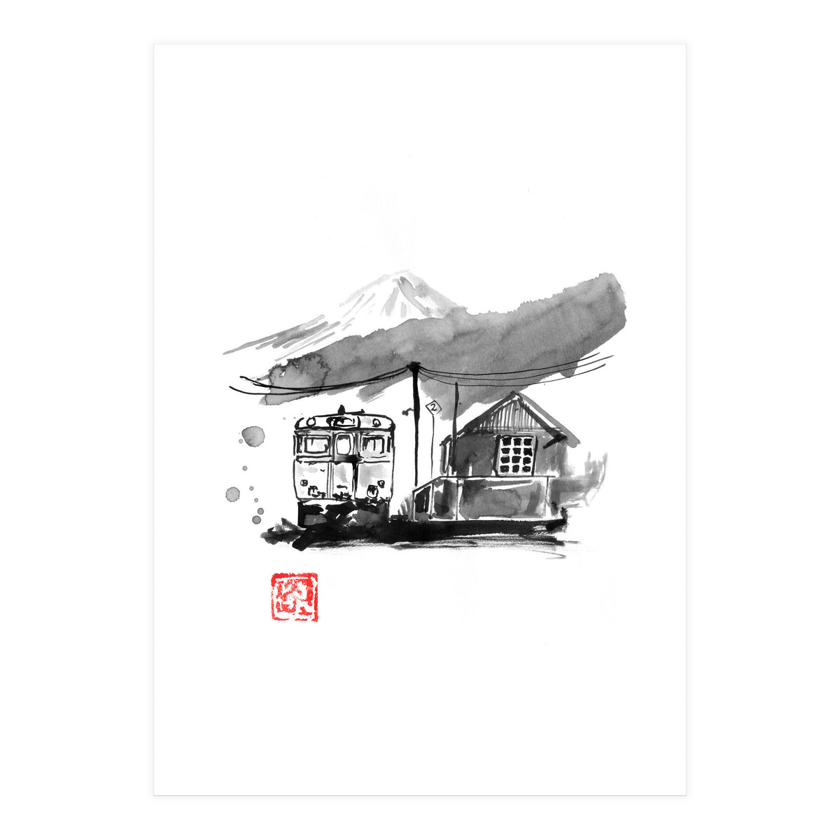 Gare Japonaise (Print Only)