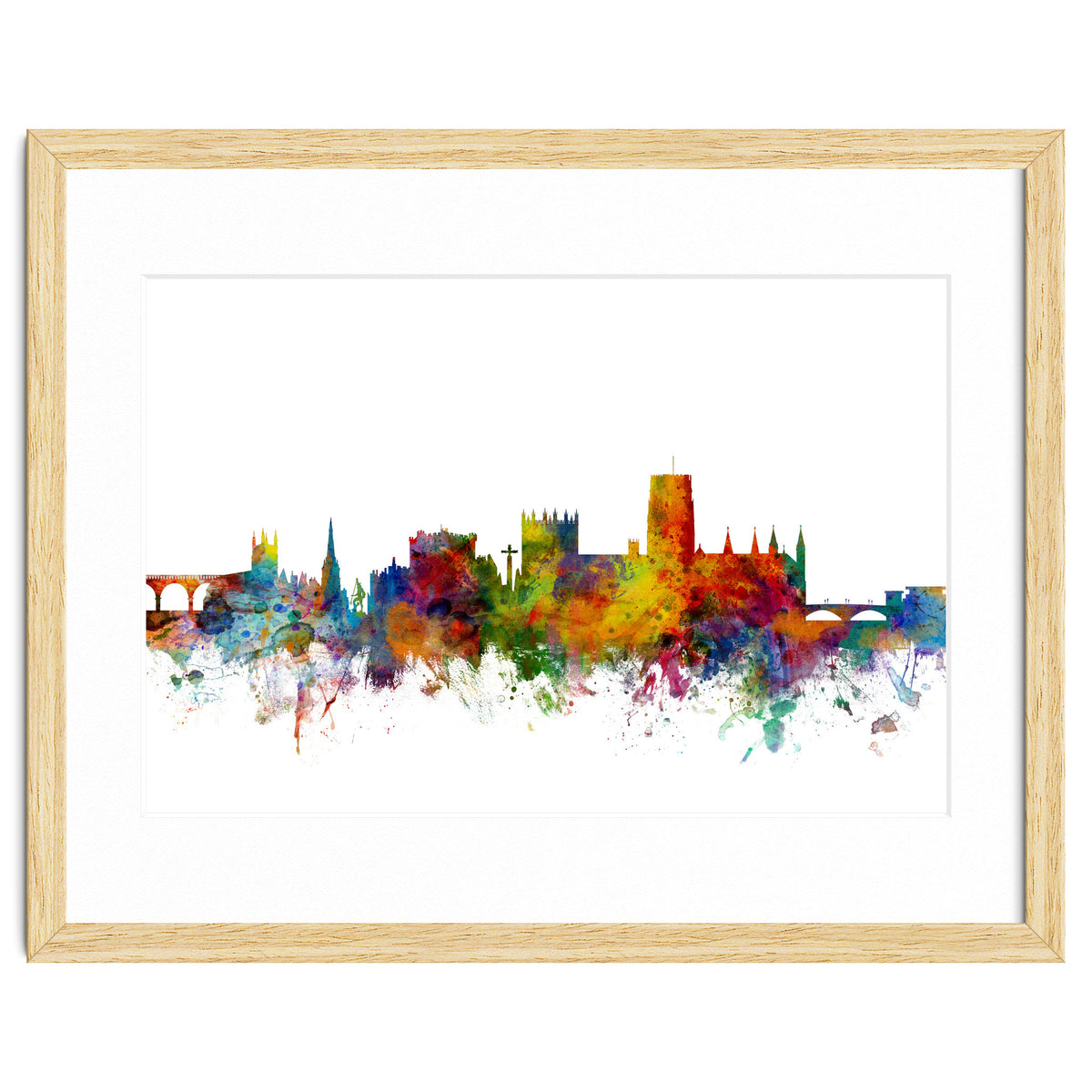 Durham England Skyline Cityscape