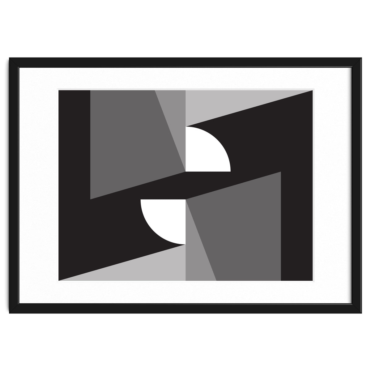 Geometric Shapes No. 11 - monochrome