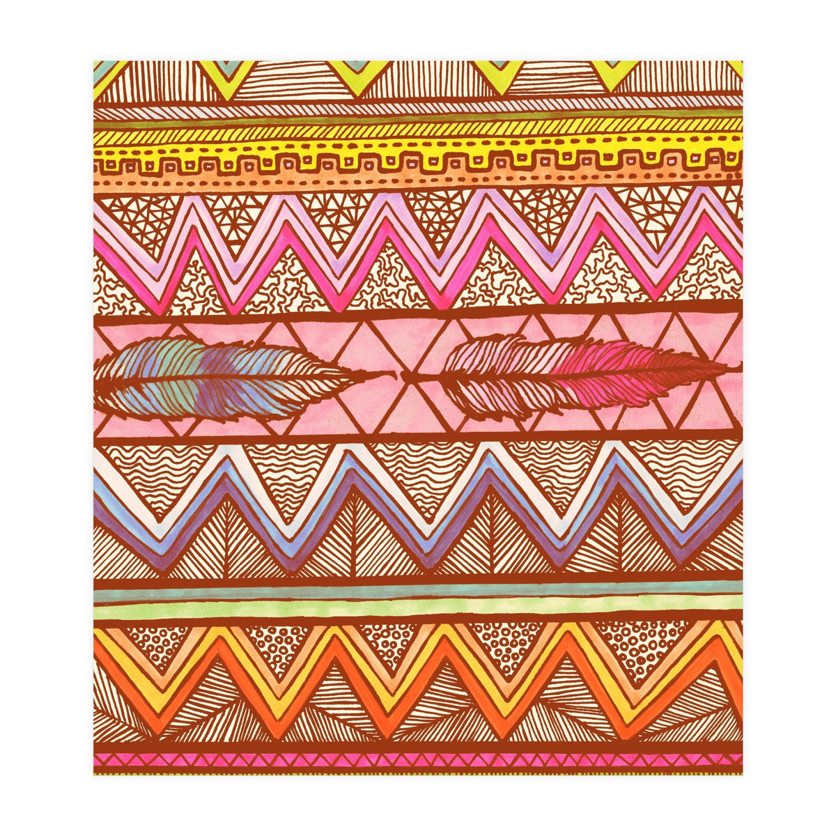 Two Feathers (Print Only)