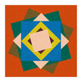 Kilim Floral Orange (Print Only) thumbnail