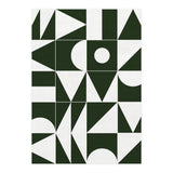 My Favorite Geometric Patterns No.15 - Deep Green (Print Only) thumbnail