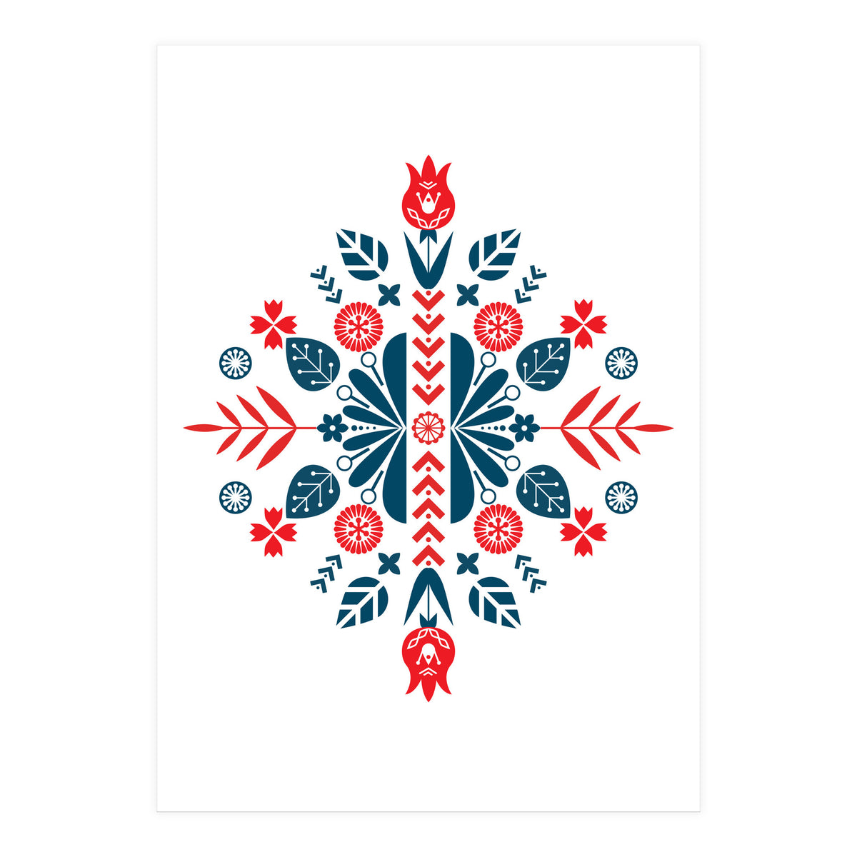 Scandinavian Folk Patterns  (Print Only)