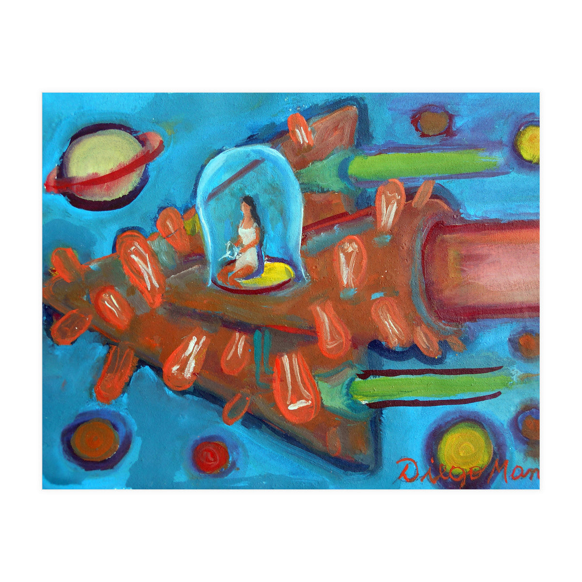 Viajera Del Espacio (Print Only)