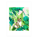 Tropical Glam Cat (Print Only) thumbnail