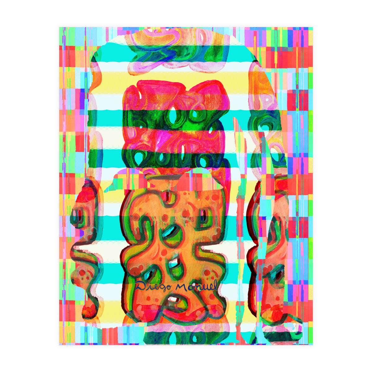 Abstracto Pop Nuevo B Nuevo 18 (Print Only)