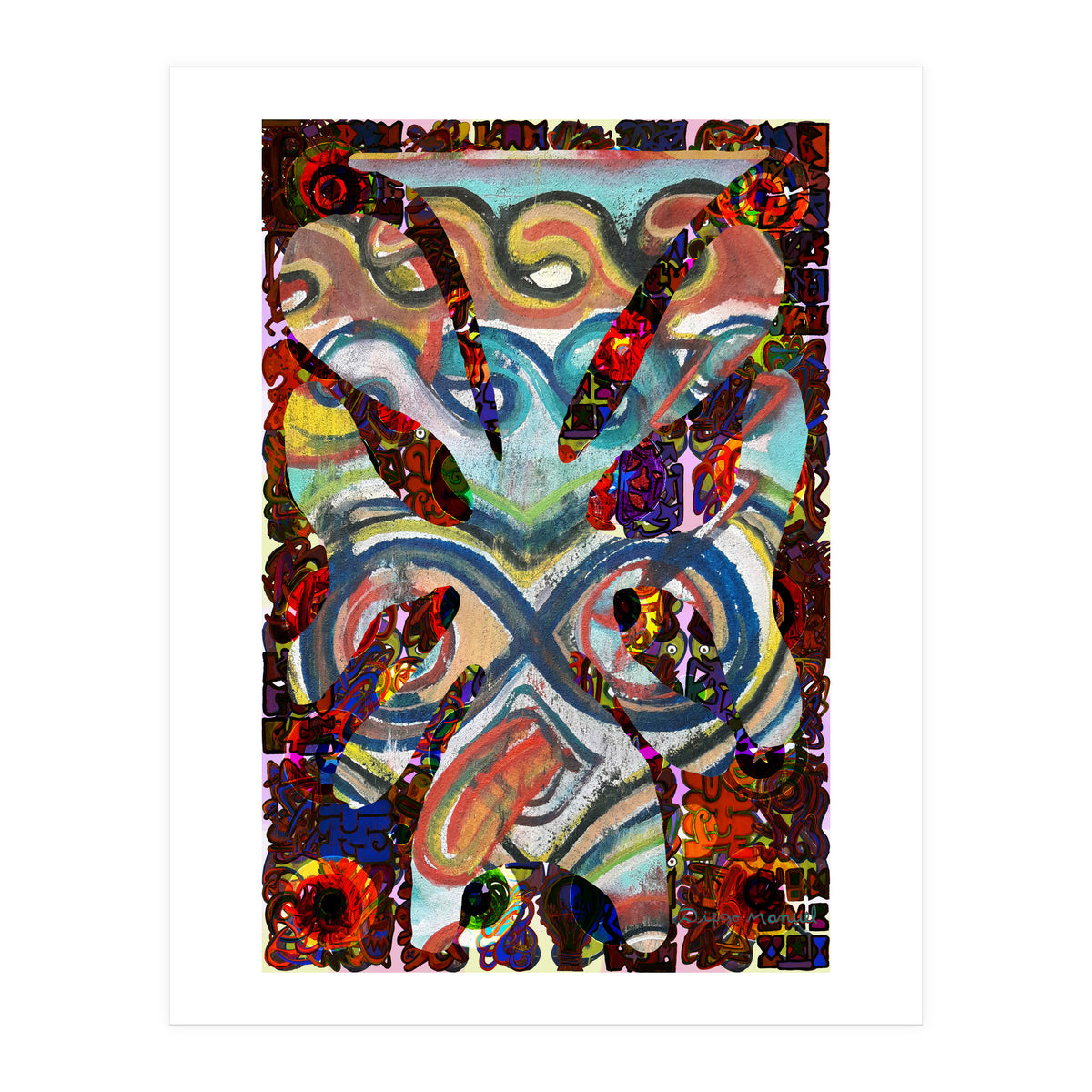 Pop Abstract 2023 Tapiz 28 (Print Only)