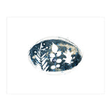Indigo Blue Botanical Leaves No. 6 (Print Only) thumbnail