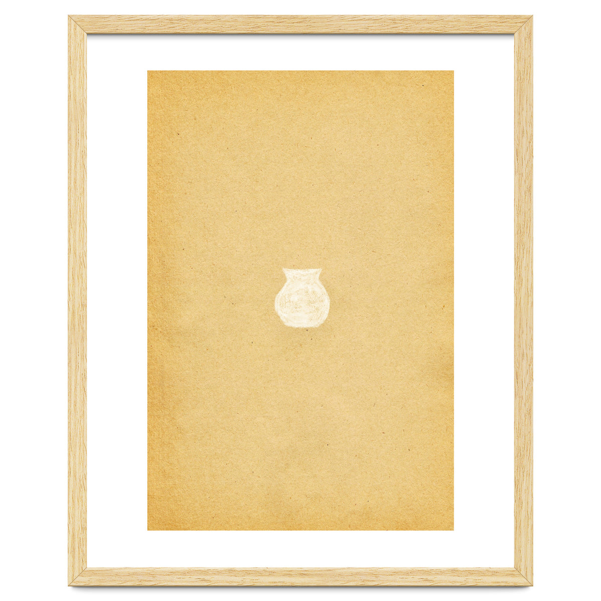 Minimal crock and retro paper