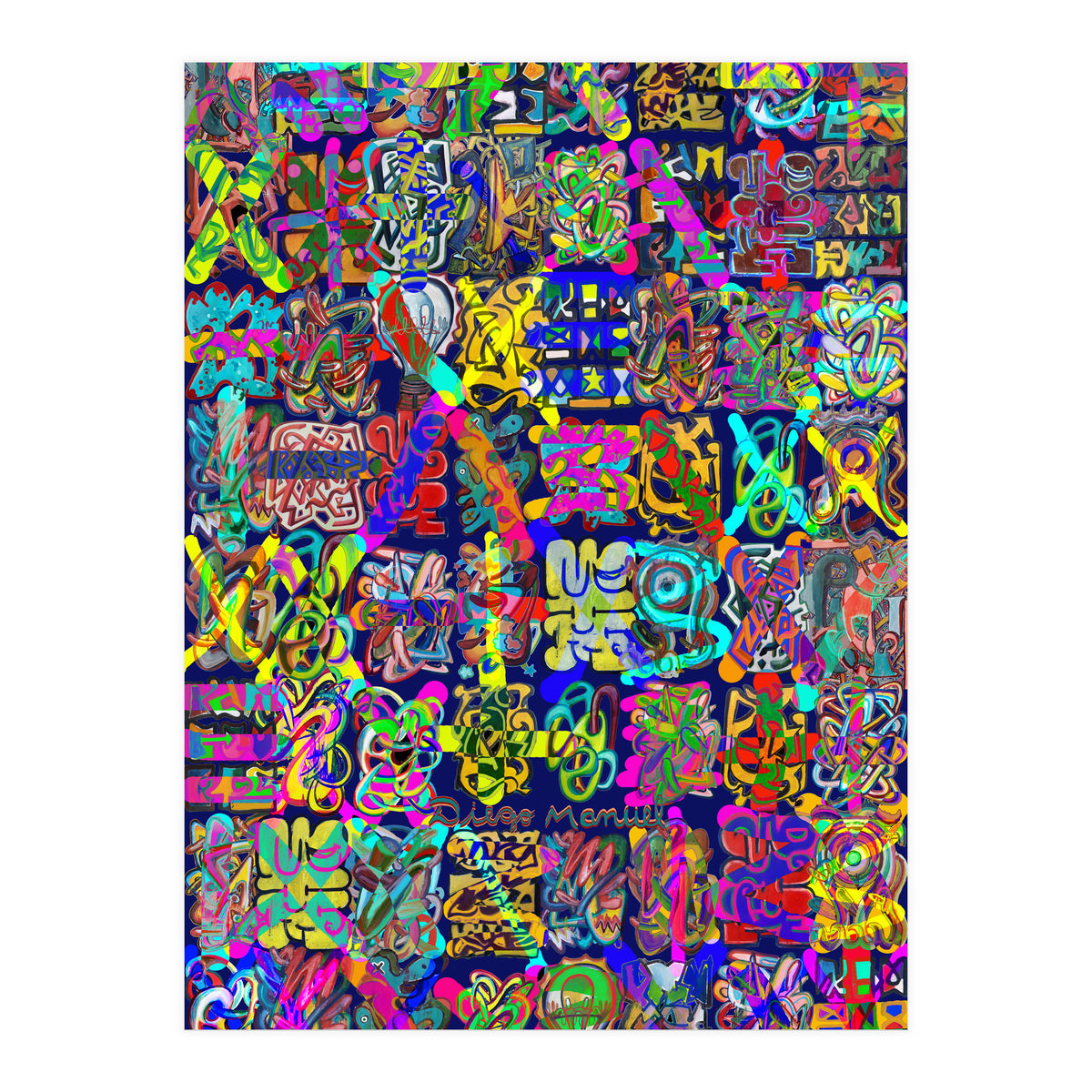 Graffitis 2021 Tapiz 108 (Print Only)