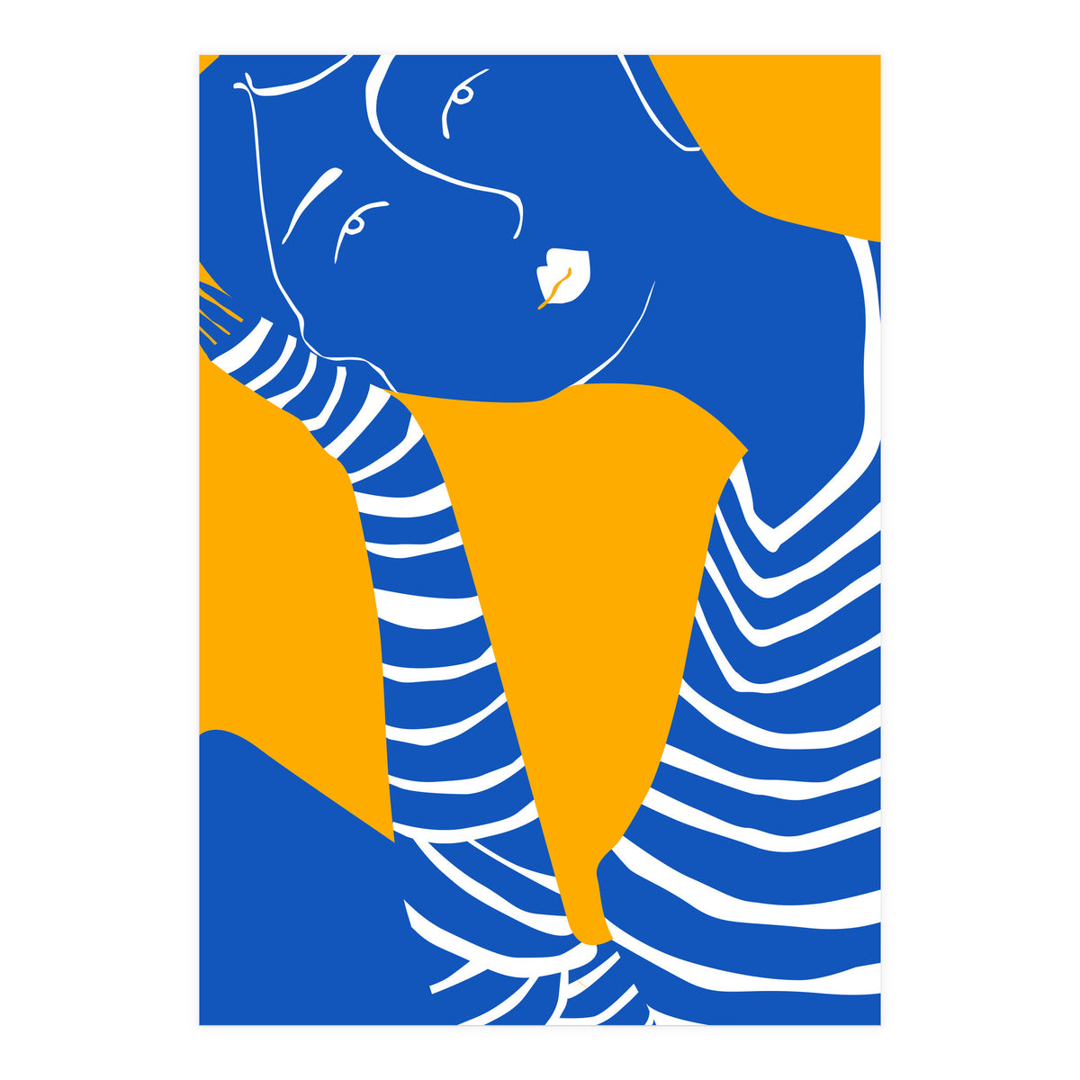 I'm Thinking Blue (Print Only)