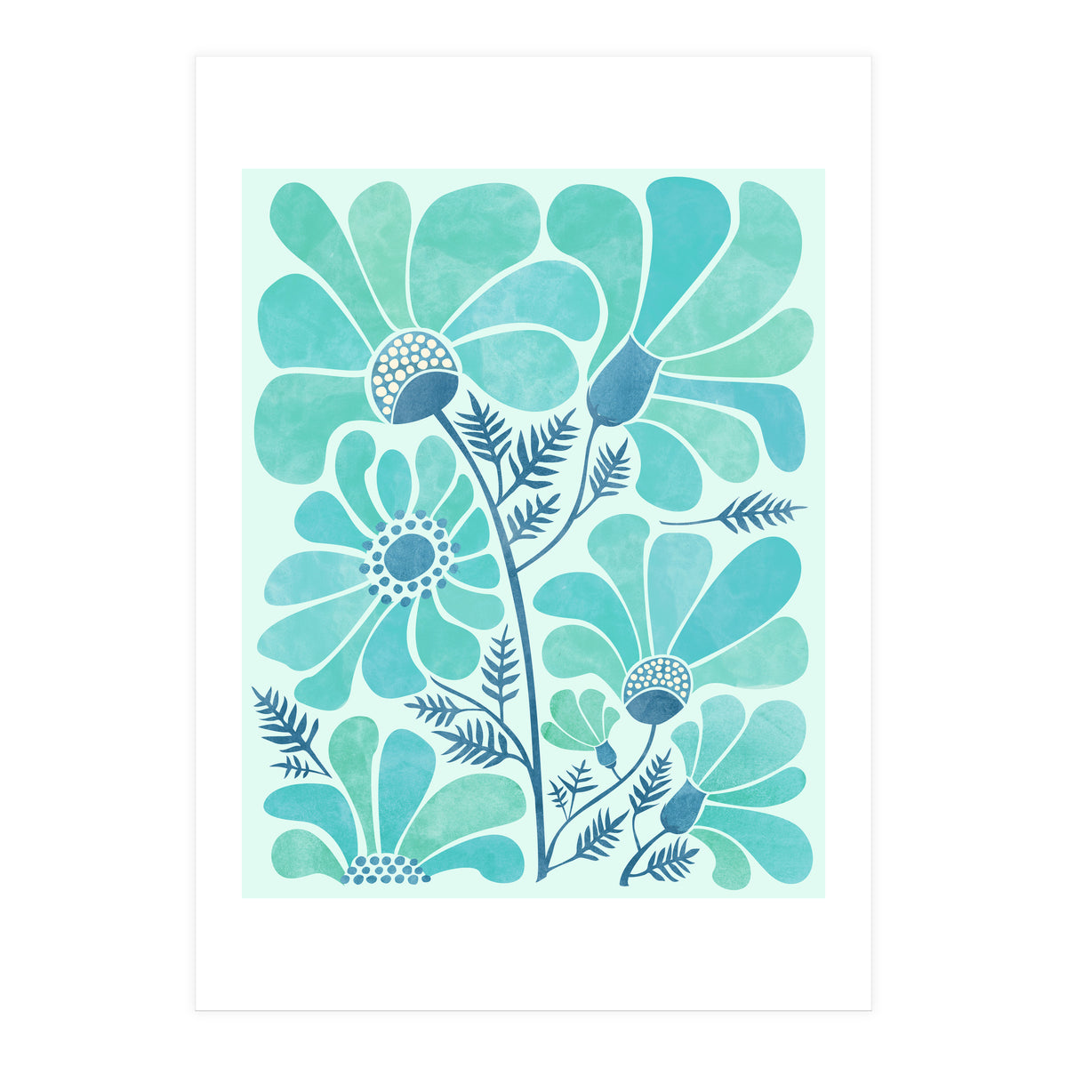 Himalayan Blue Poppies (Print Only)