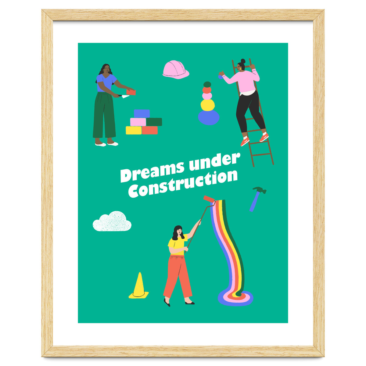 Dreams Under Construction Green