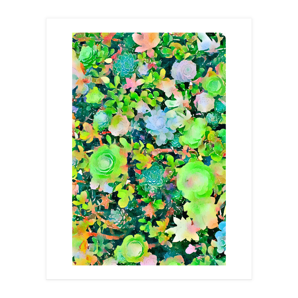 The Desert Works Constantly To Forbid It, But The Cactus Blooms Anyway (Print Only)