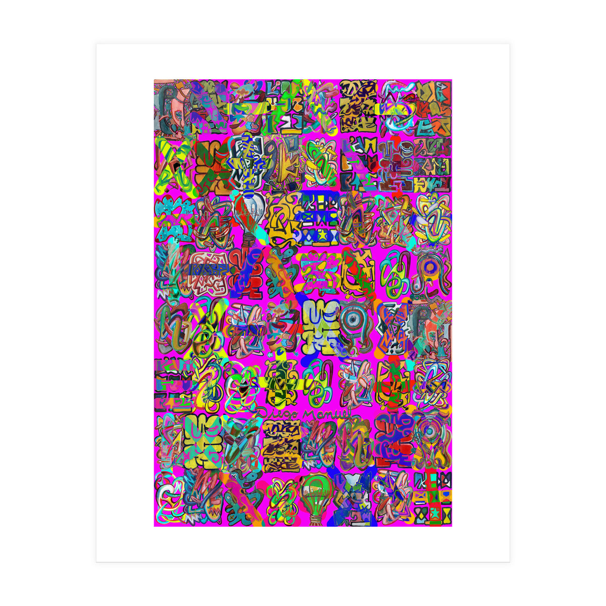 Graffitis 2021 Tapiz 102 (Print Only)