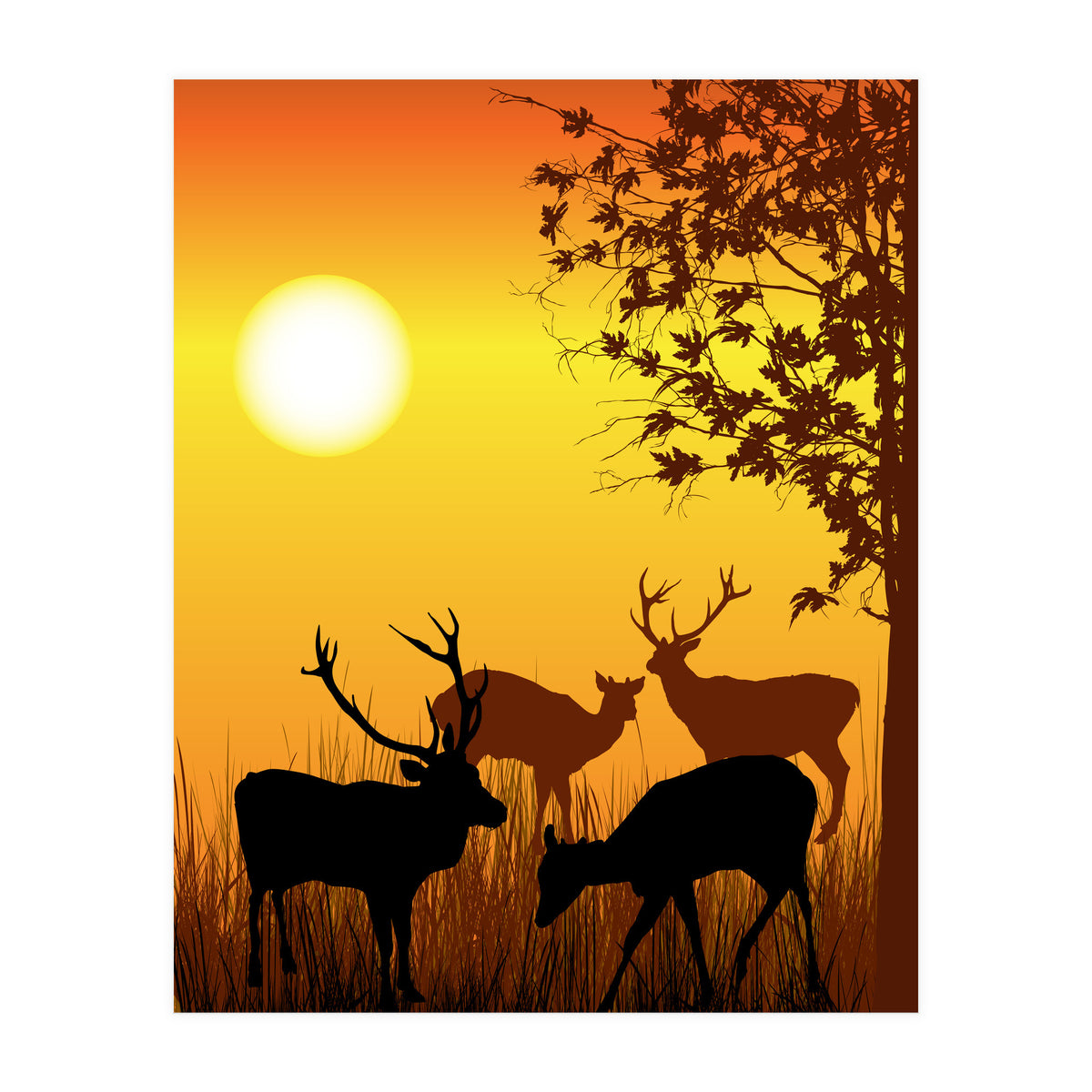 Deer Card (Print Only)