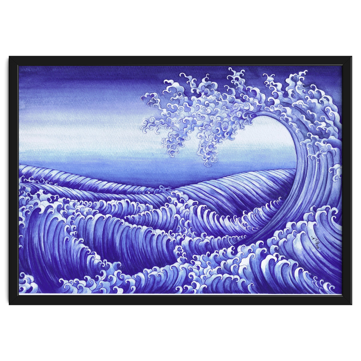 Turbulent Water Triptych part 3