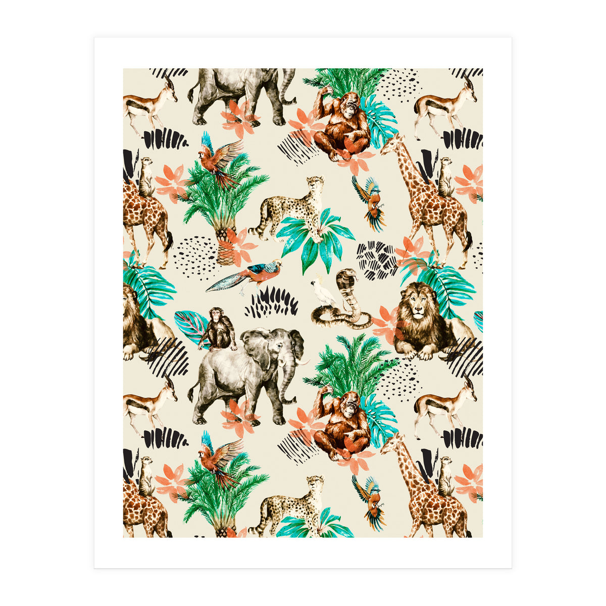 Wild animals 01 (Print Only)