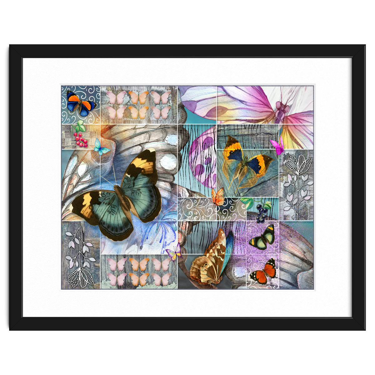 Butterfly Wings Collage