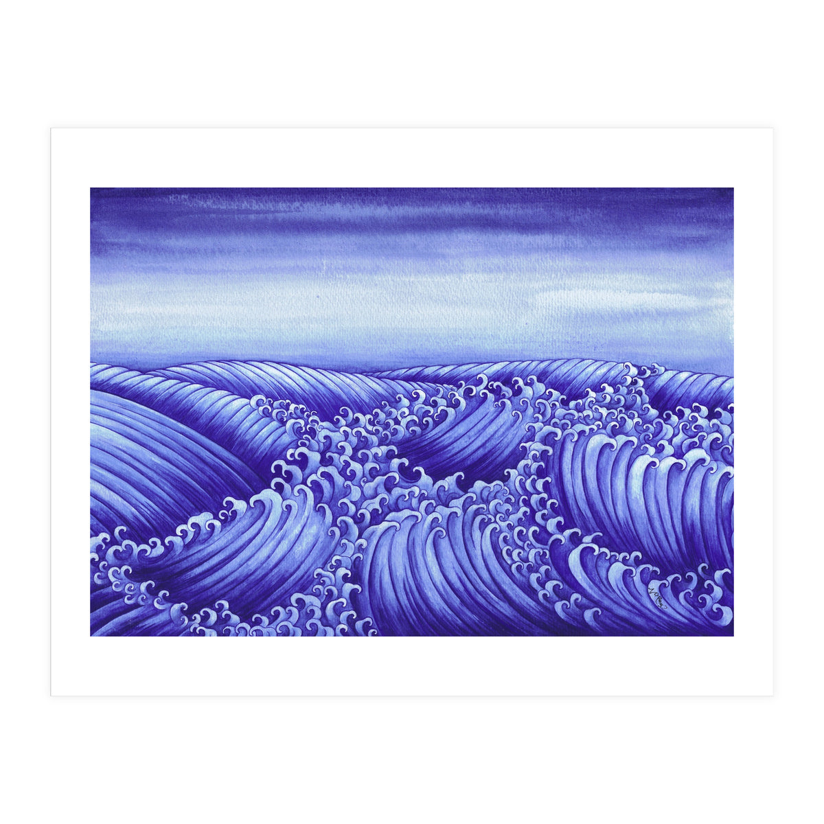 Turbulent Water Triptych part 2 (Print Only)