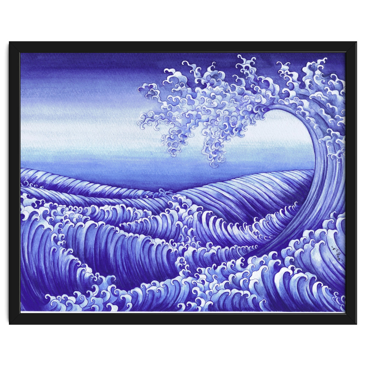 Turbulent Water Triptych part 3