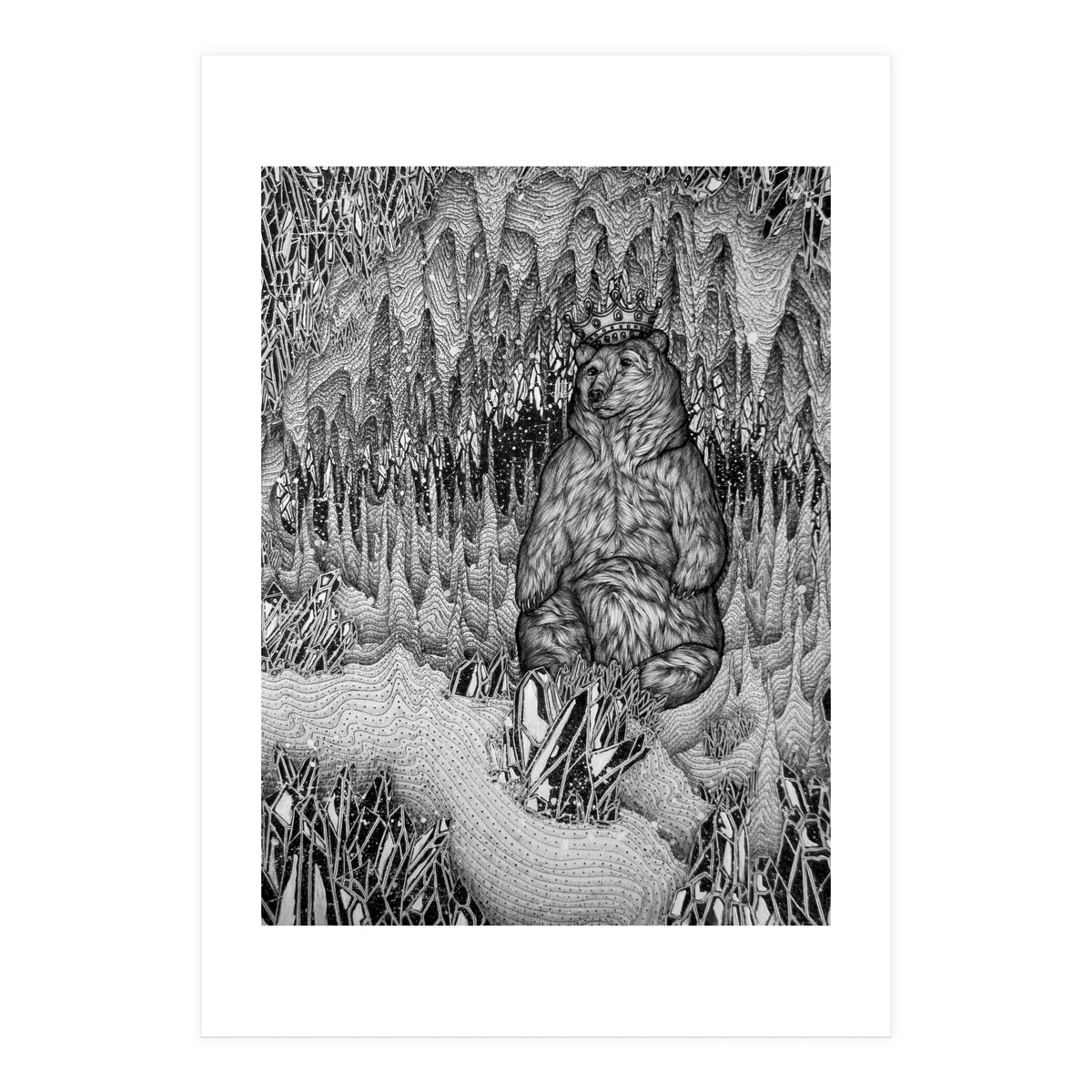 Cave Of The Bear King (Print Only)