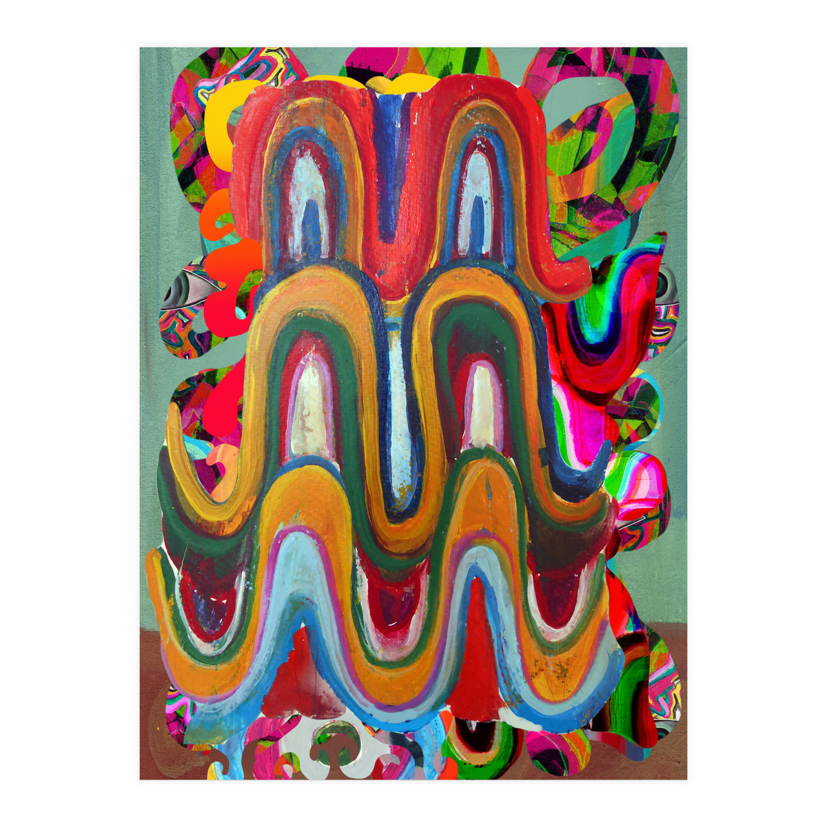 Pop Abstract Asimetrico A5 (Print Only)