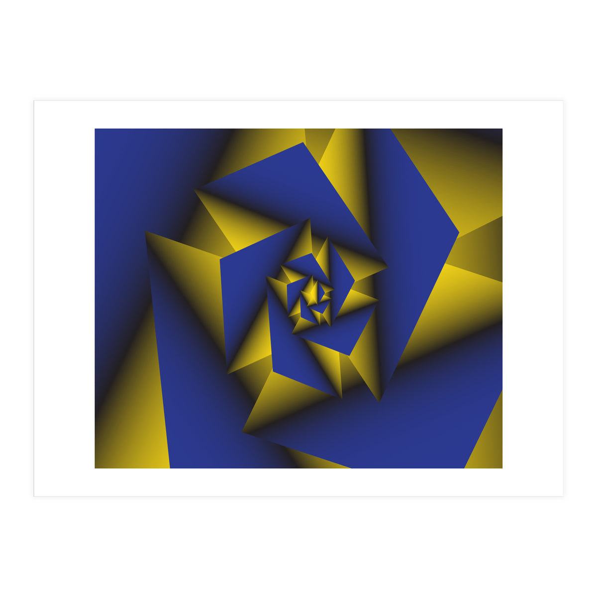 Blue Tech Spiral (Print Only)