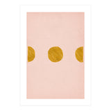 Pink and rust minimalist shapes (Print Only) thumbnail