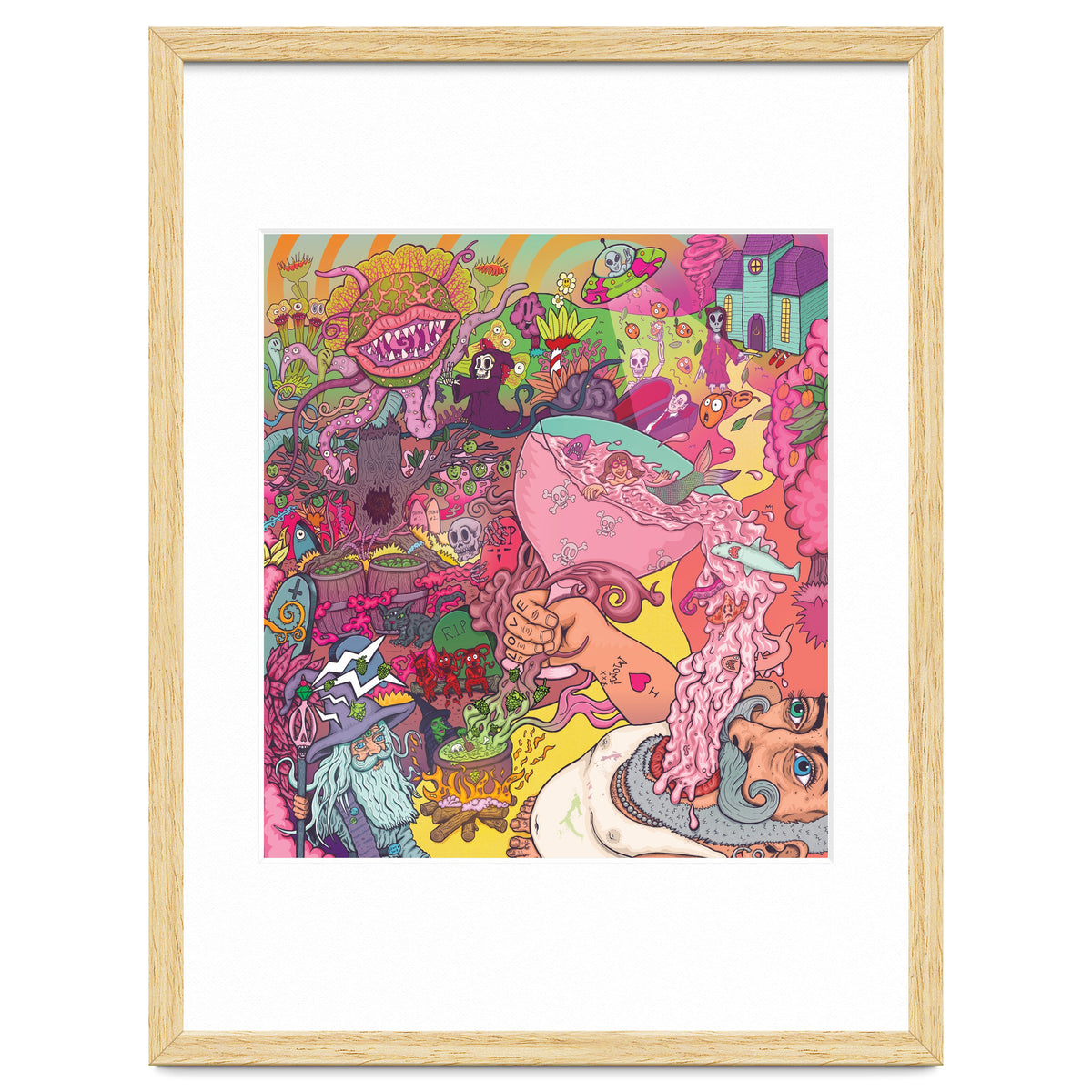 Abbeydale Brewery Collab Series Full Illustration - Yeastie Boys UK, Northern Monk, Origins Fyne Ales, Haand, Brew York and Black Jack Brewery.