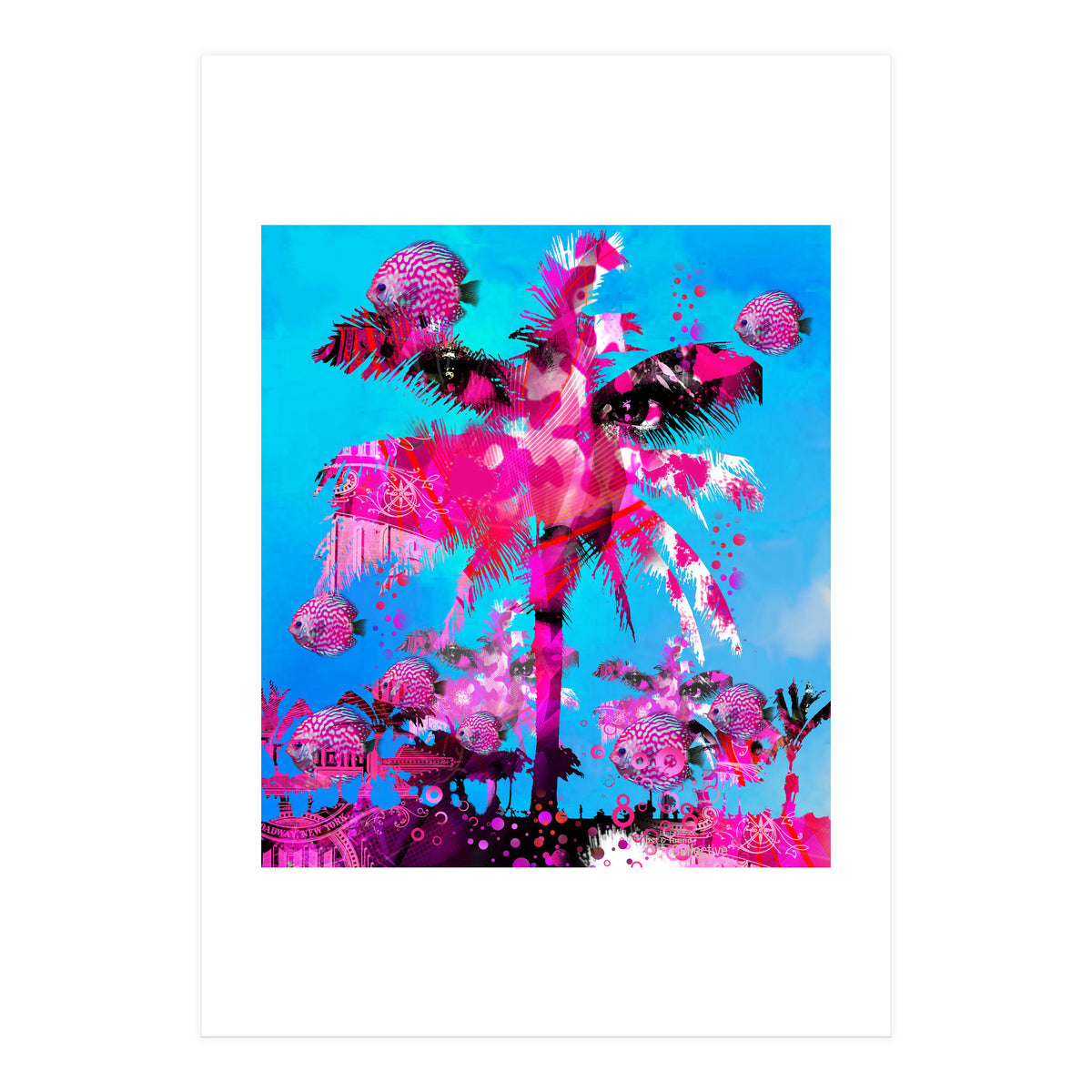 Pink Palm (Print Only)