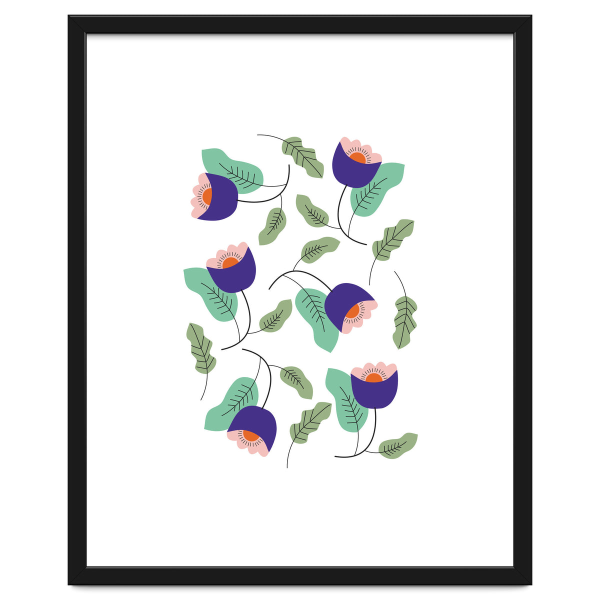 Shine And Rise Flowers Rgb