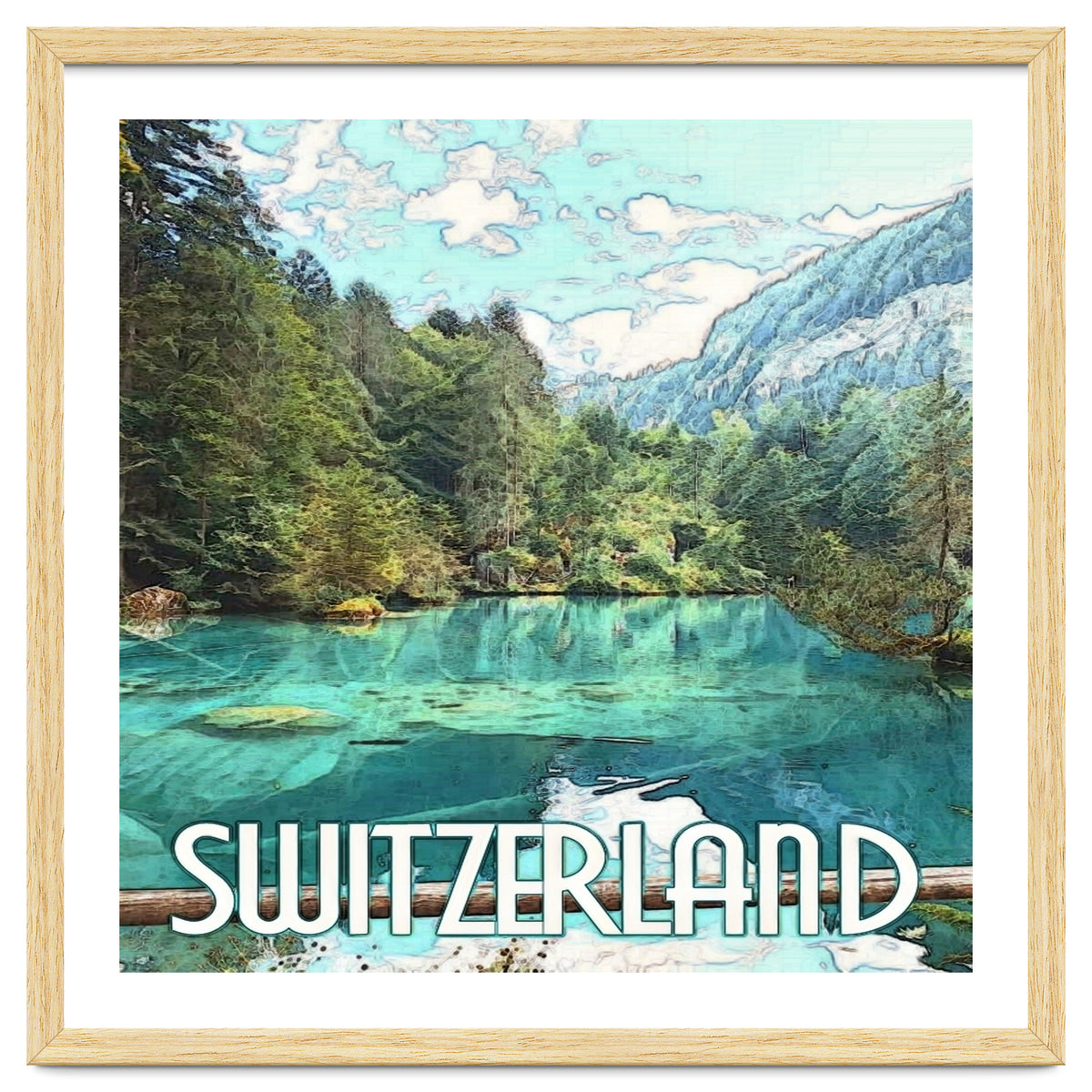 Blausee Naturpark, Switzerland.