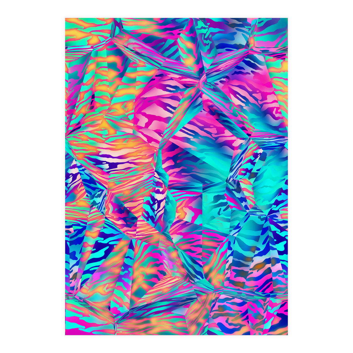 Abstract Colorful Pattern (Print Only)