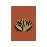 Bohemian Terracotta Flower (Print Only) thumbnail