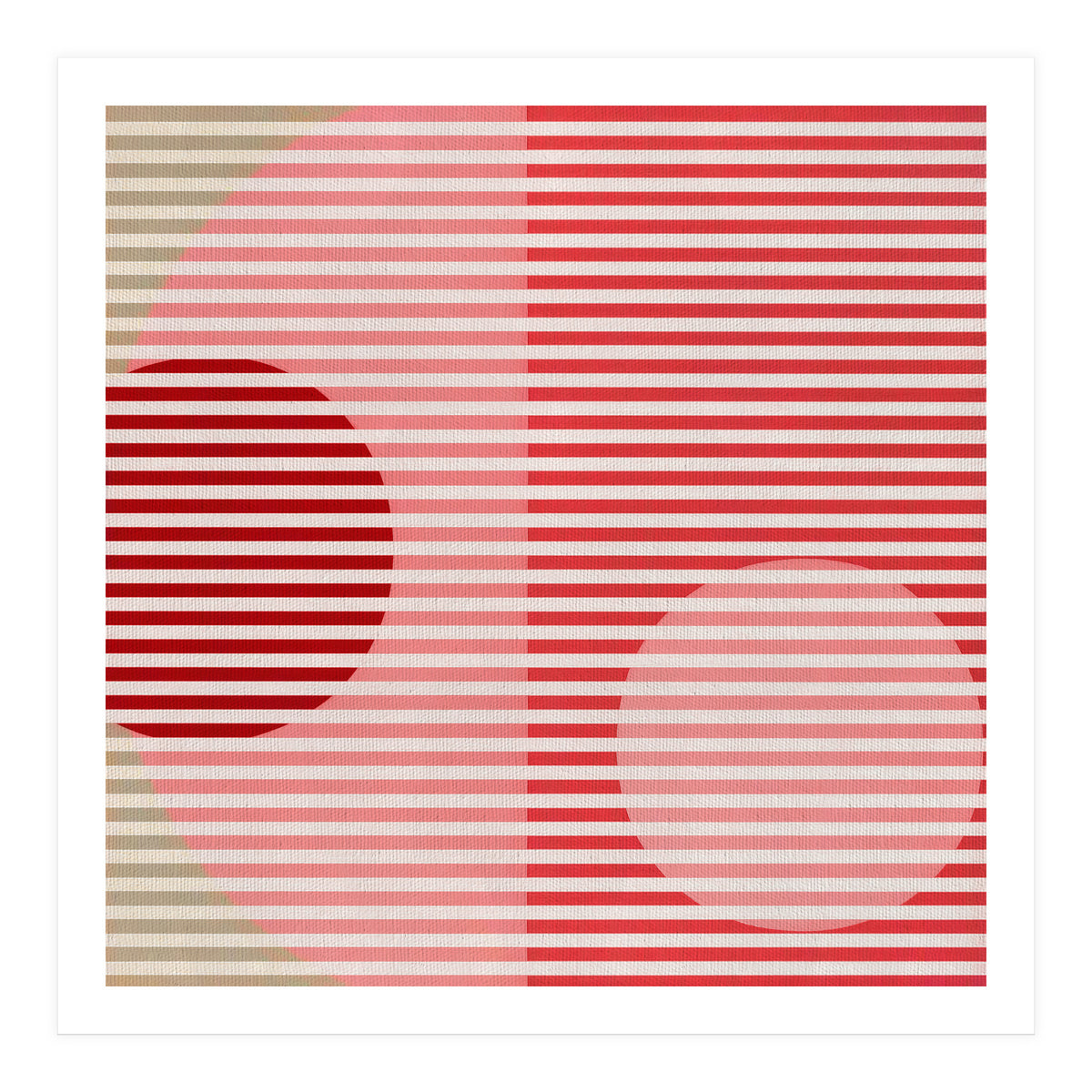 Stripes & Circles 1 (Print Only)